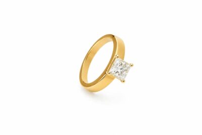 18K Yellow Gold Diamond Ring